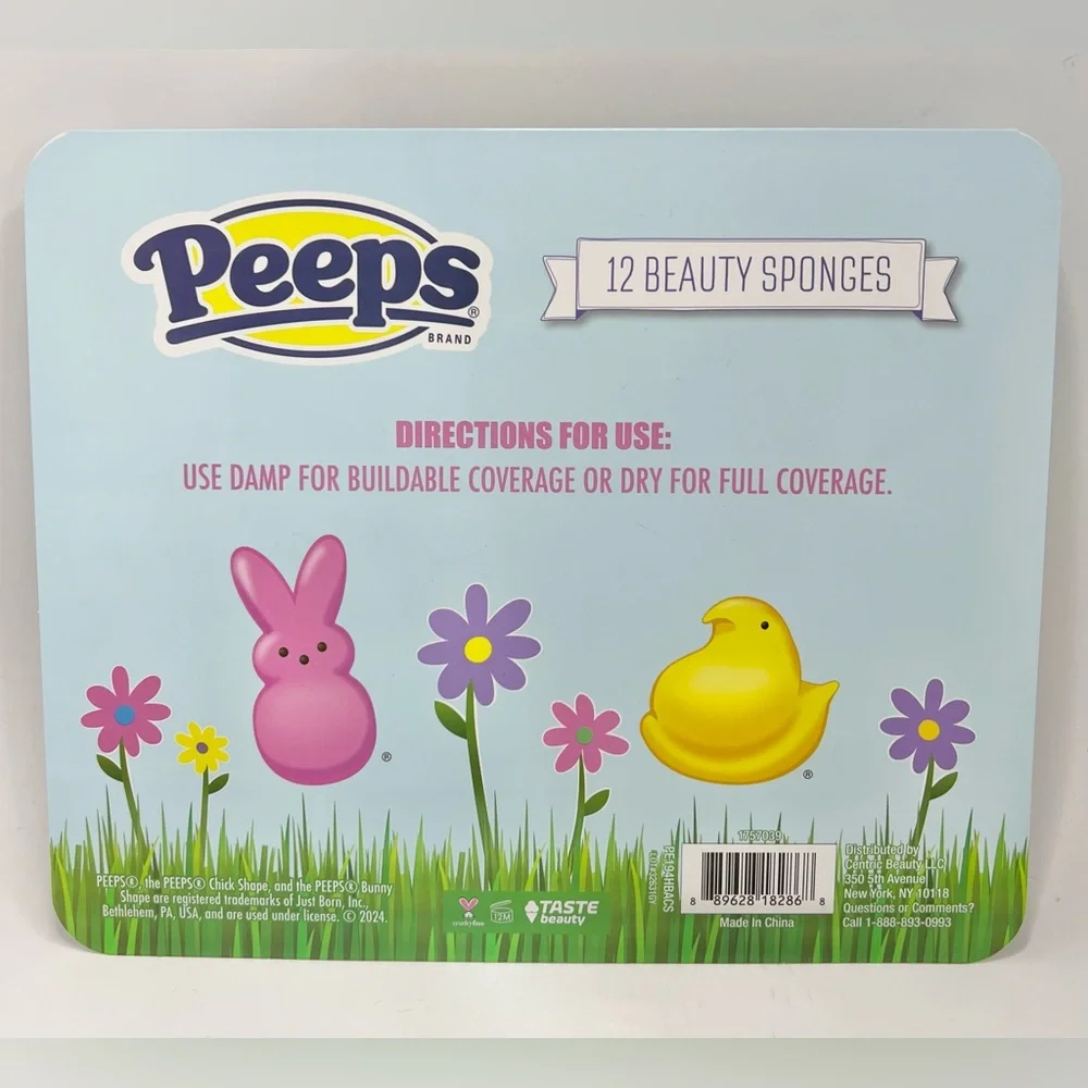 PEEPS Makeup Beauty Sponges Set of 12 Easter
